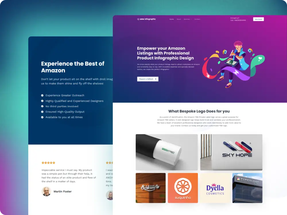 AMZ Infographic 1 - Case Study By NextWebly Digital Marketing Agency