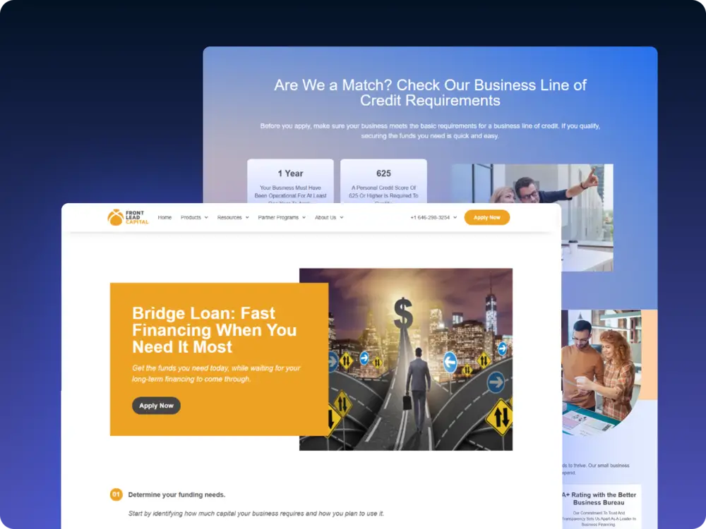 Front Leads Capital 1 - Case Study By NextWebly Digital Marketing Agency